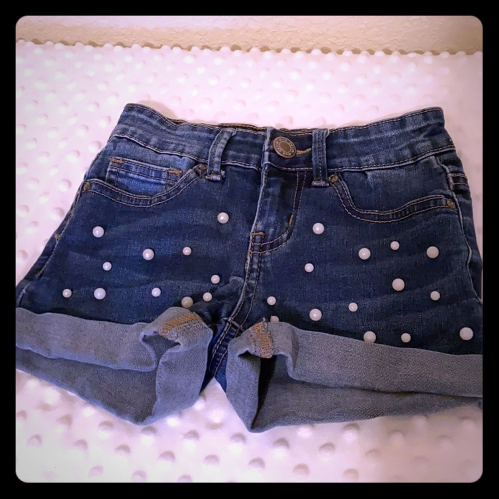 Girls shorts, size 8, denim, blue, diva, jean.